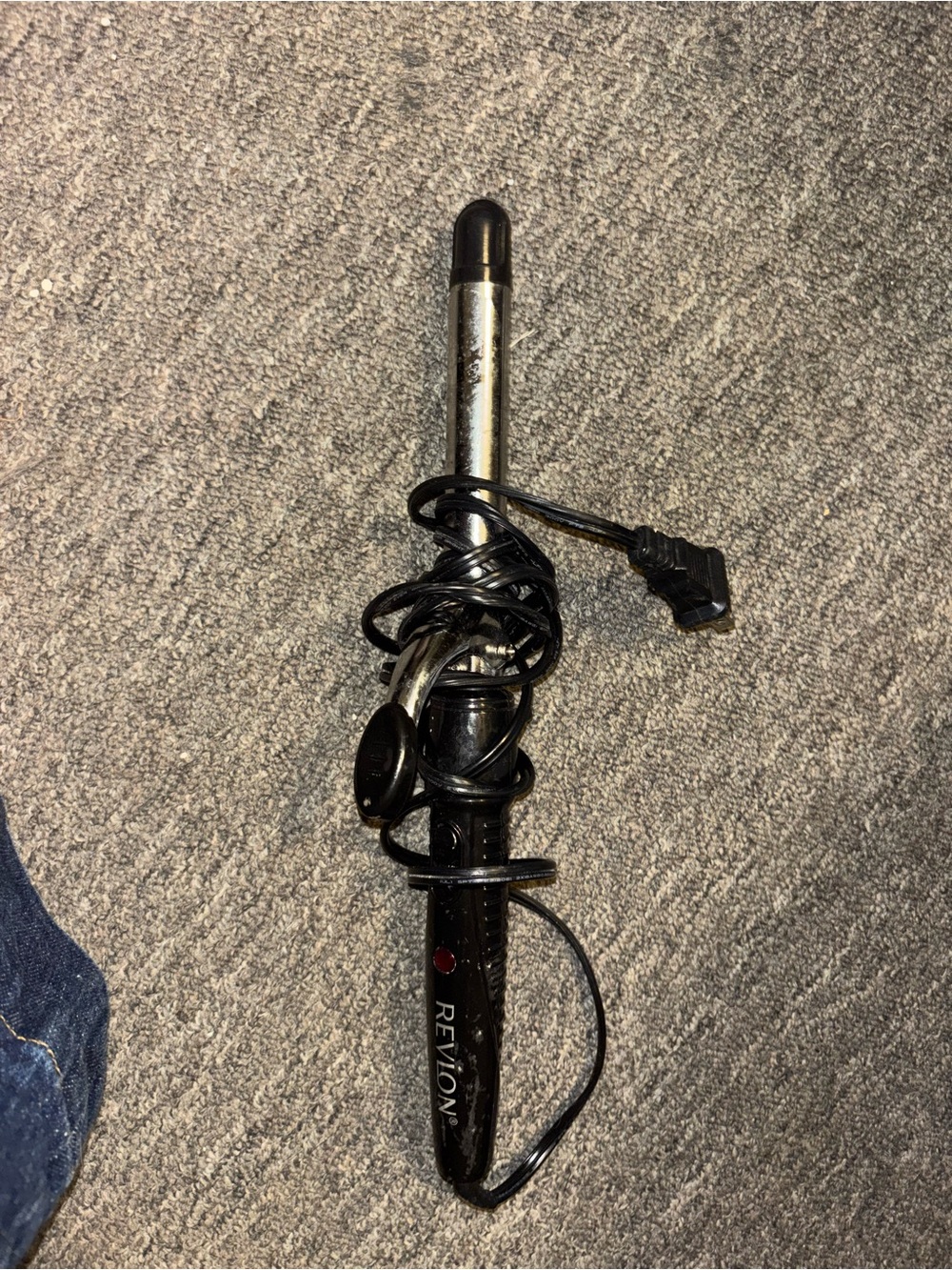 Revlon Black and Silver Curling Iron